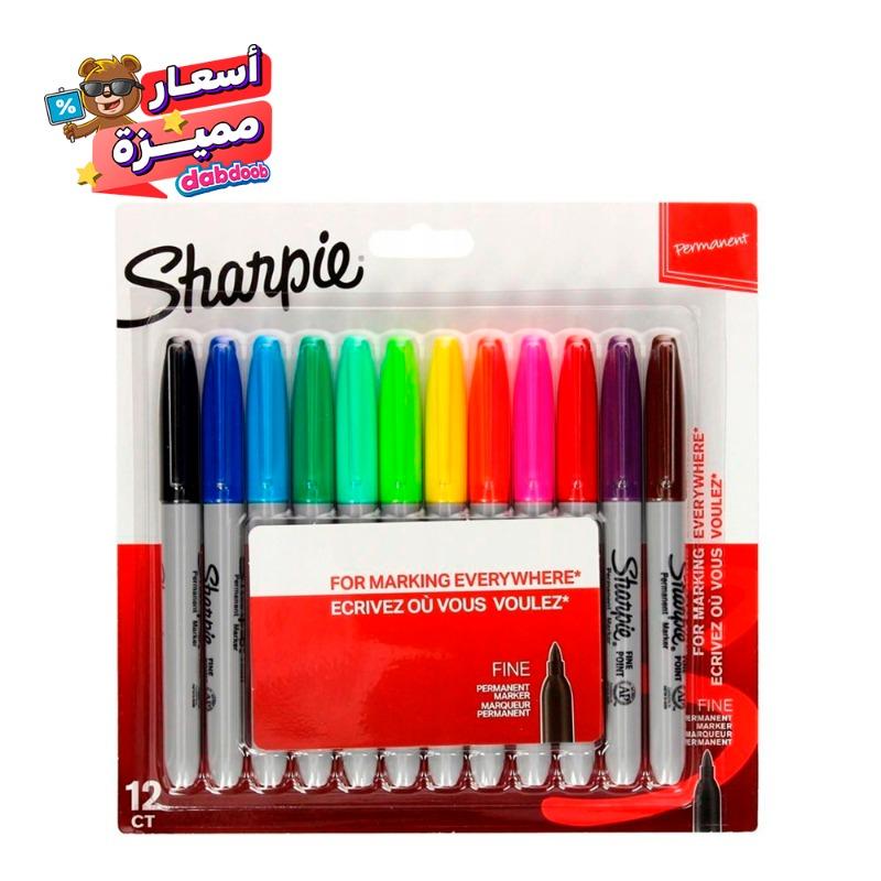 شاربي - مجموعة اقلام ملونة 12 قلم