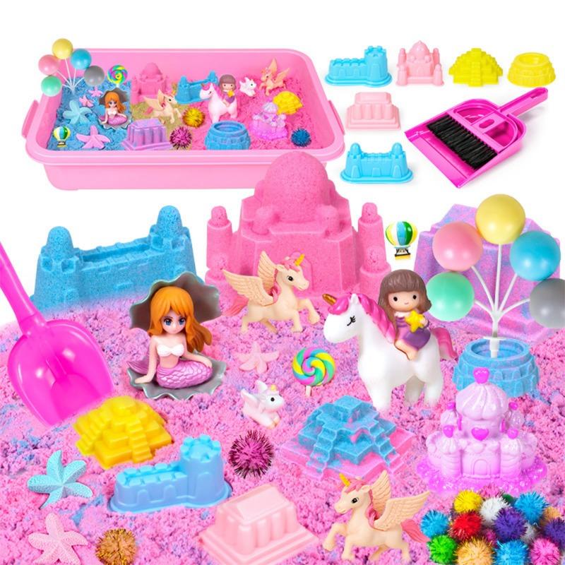 unicorn play sand toy