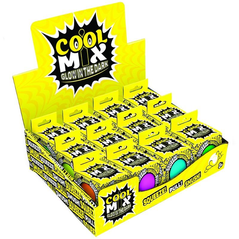 Cool Mix Glow in the Dark Ball 6cm