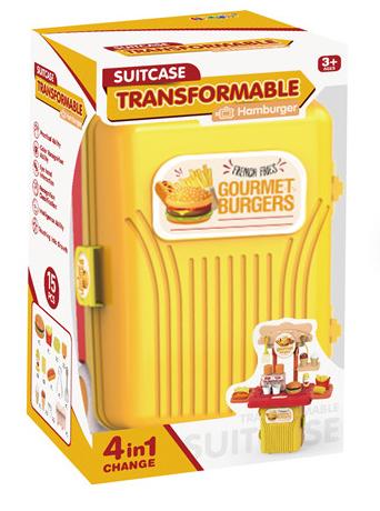4 In 1 Transformable Hamburger Playset