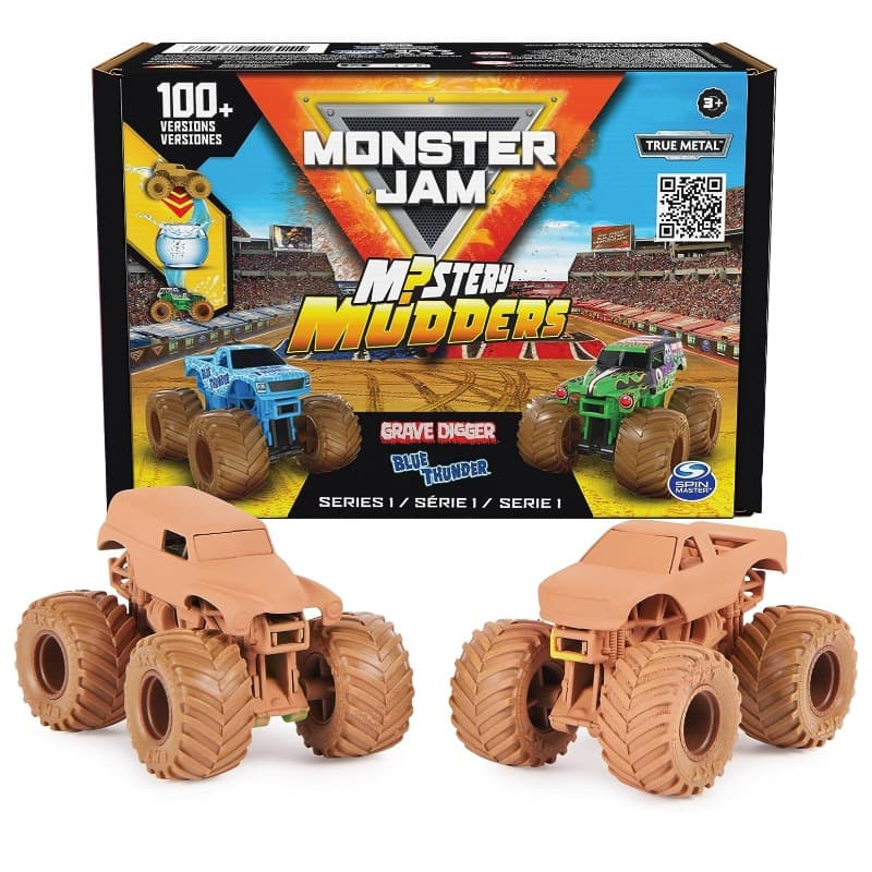 Monster Jam 1:64 Mystery Mudders 2-Pack