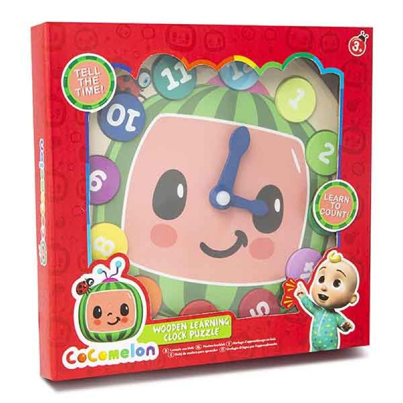Cocomelon Wooden Educational Clock
