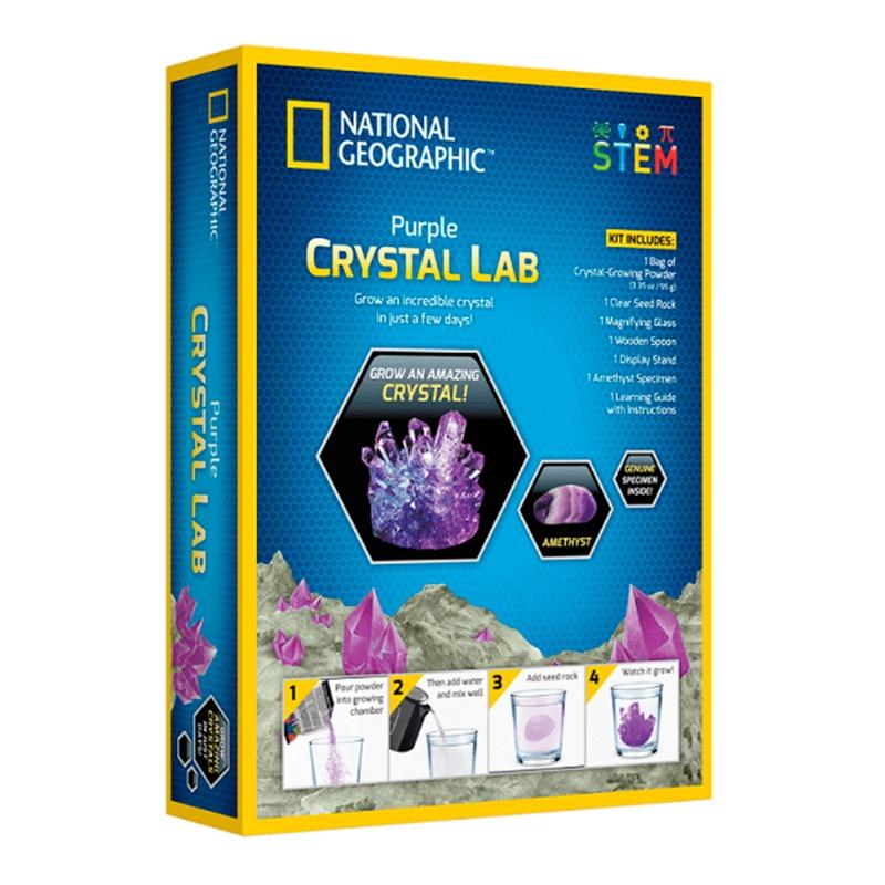 ناشيونال جيوغرافيك - أدوات مختبر نمو كريستال بنفسجي