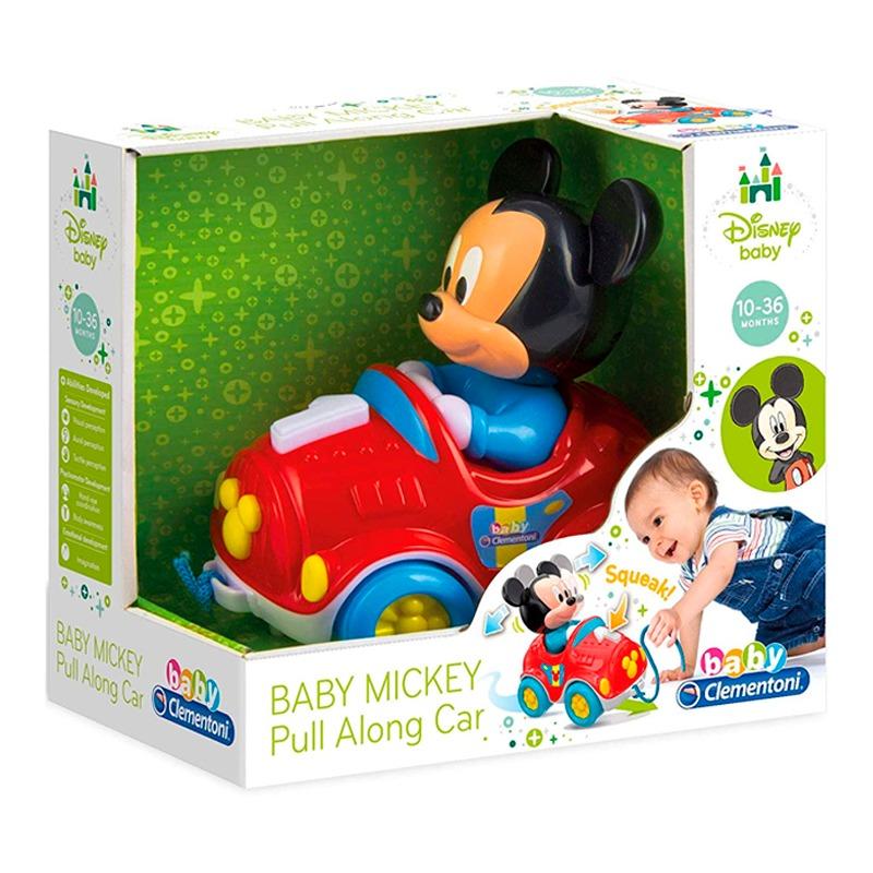 Clementoni Disney Baby Mickey Pull Along Car