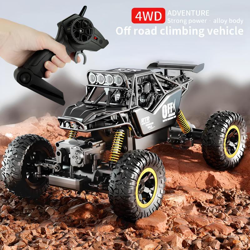 Zep Remote Control Plastic Racing Car Cilimbing Off Road - Black