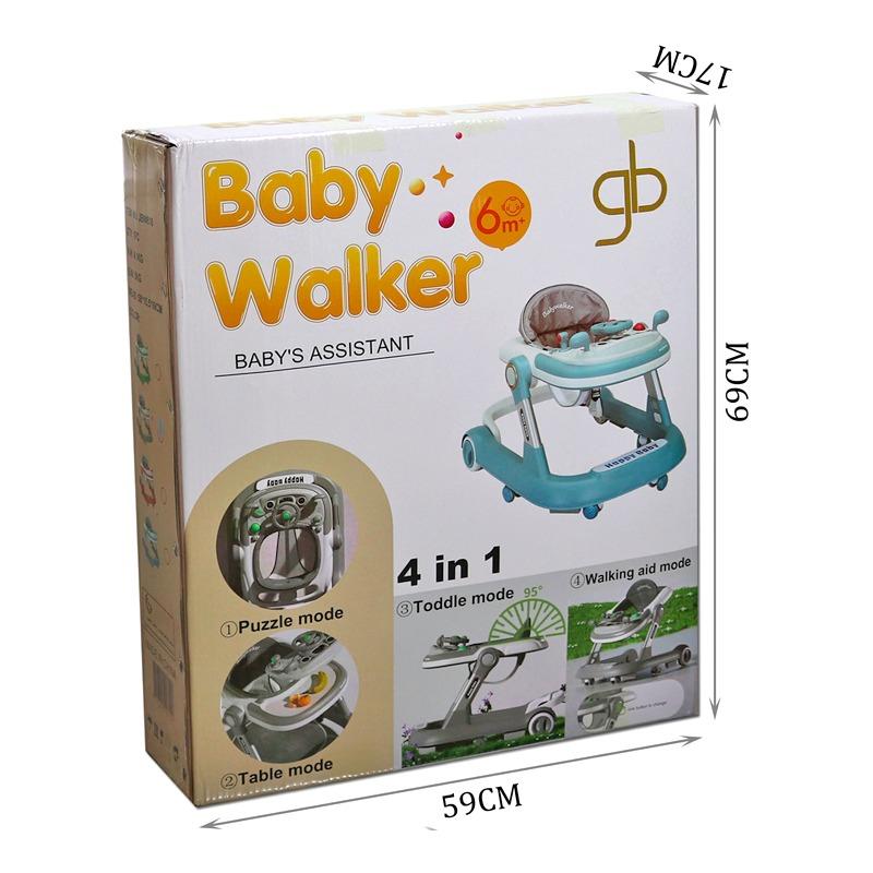 4 In 1 Baby Walker - Multicolor
