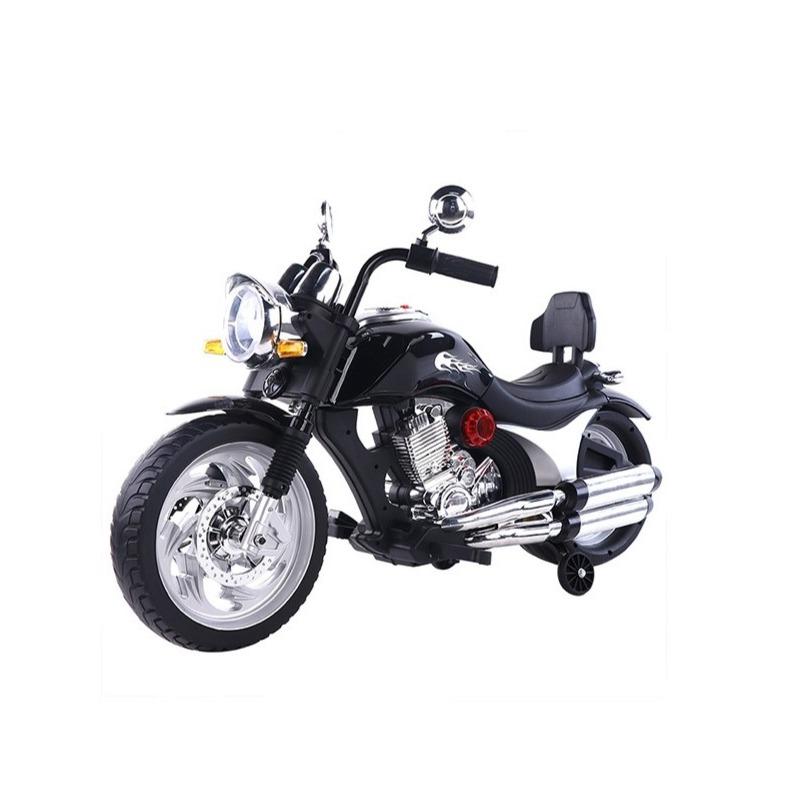 Crimson Thunder Motocycle For Kids - Black