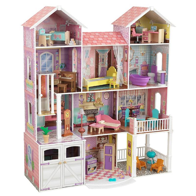 KidKraft Country Estate Wooden Dollhouse - 31 Pcs