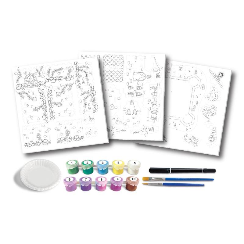 Sew Star Paint By Number 3D puzzle - Castle