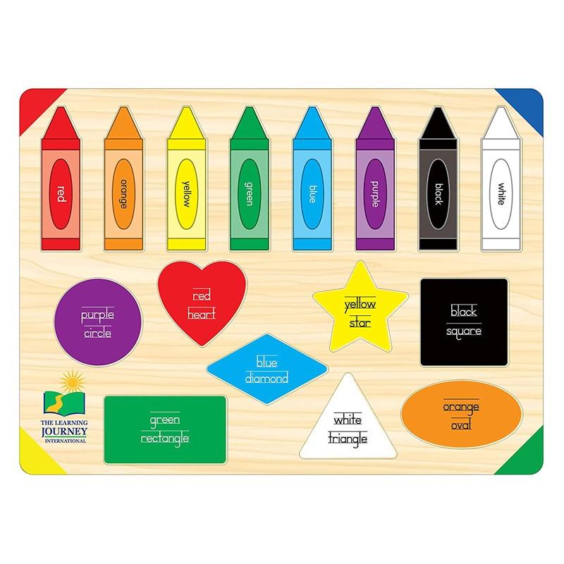 The Learning Journey Lift And Learn Colors And Shapes Puzzle
