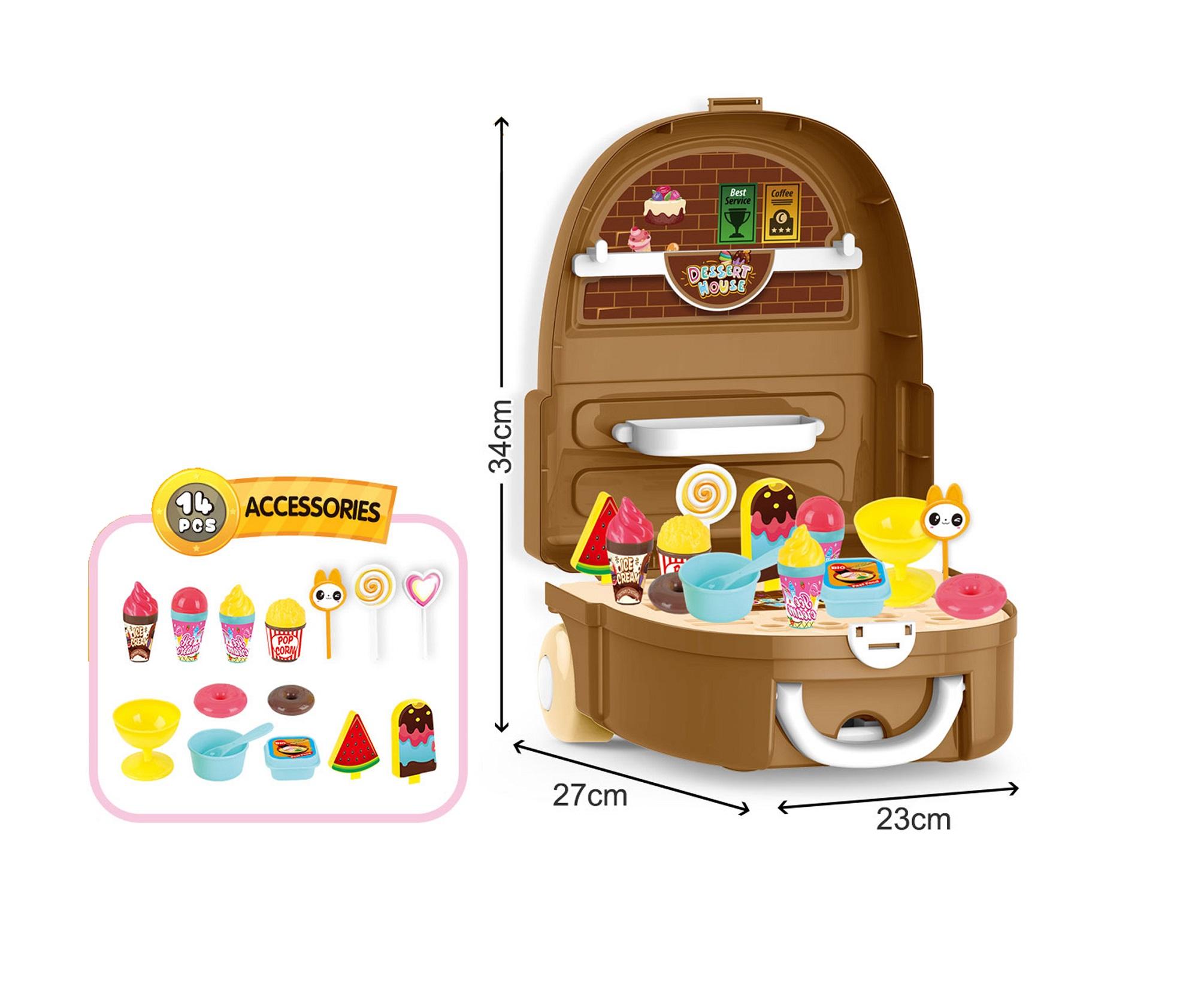مجموعة حقيبة الآيس كريم - 14 قطعة