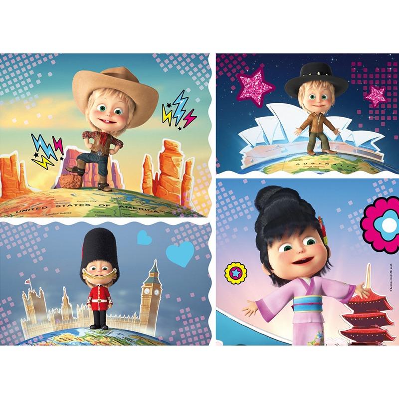 ليسياني - بازل ماشا ماكسي فلور - 24 قطعة