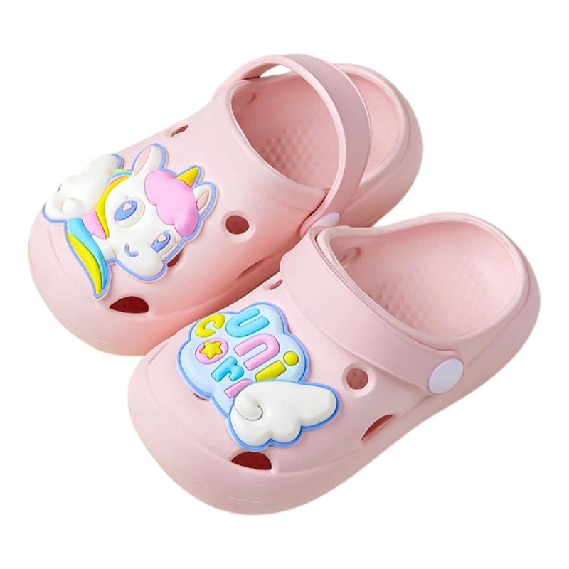 Cheerful Mario Kids Unicorn Drop Plastic Sandals