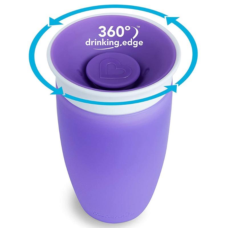 Munchkin - Miracle 360 Trainer Cup 296ml - Pink and Purple