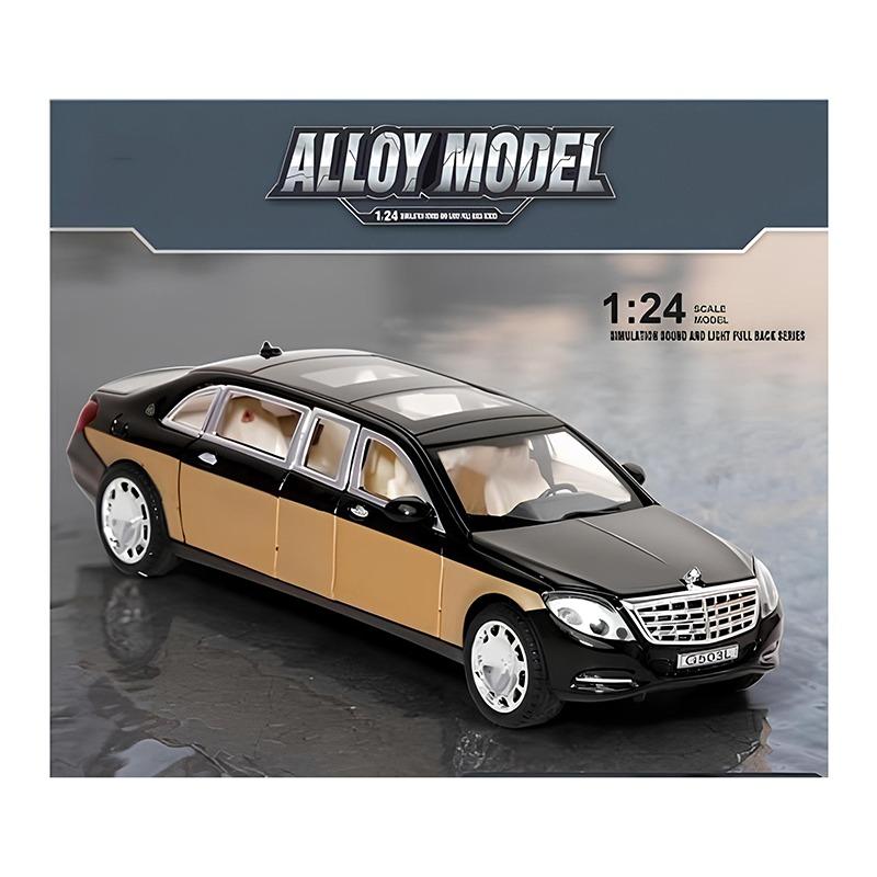 زيب - سيارة مايباخ اس 600 بولمان مقياس 1:24 لون بني
