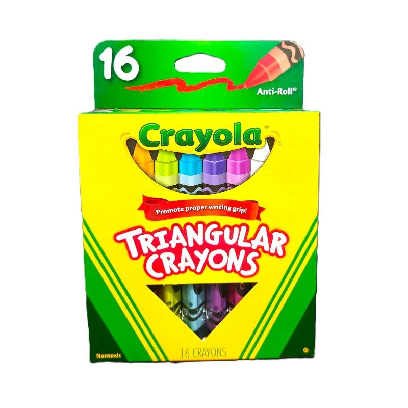 كرايولا - ألوان شمعية ثلاثية الشكل - 16 لون