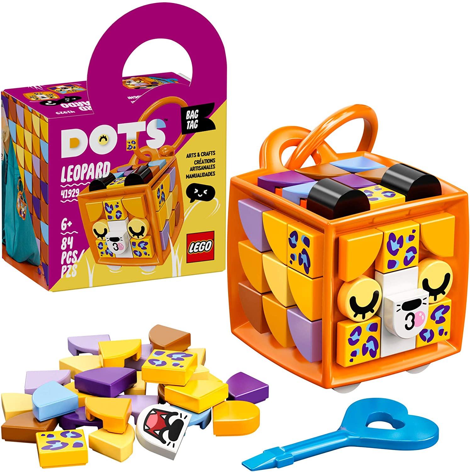 LEGO DOTS Bag Tag Leopard - 84 Pieces