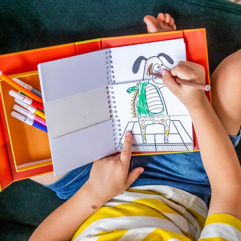 تايجر ترايب - مجموعة تلوين ومطابقة الحيوانات