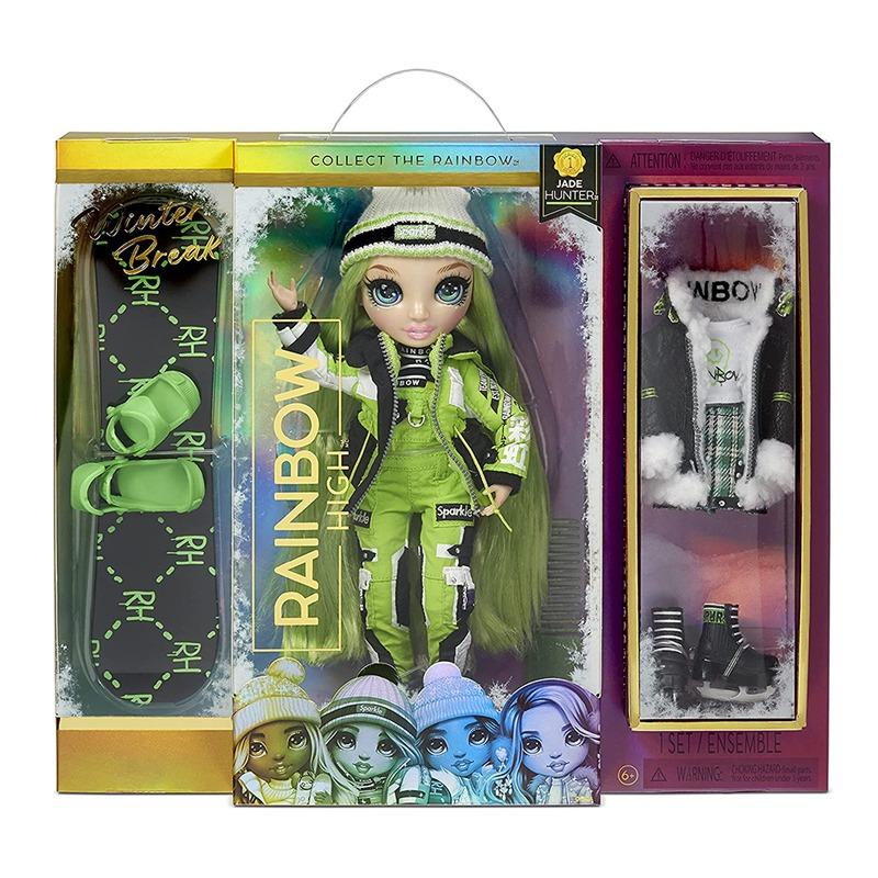 رينبو هاي - دمية جايد هنتر للشتاء عالية الموضة - أخضر