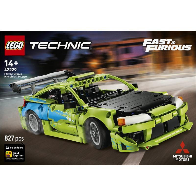 LEGO Technic Fast & Furious Mitsubishi Eclipse 827 Pieces