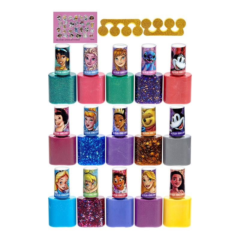 ديزني - مجموعة طلاء الأظافر 18 قطعة