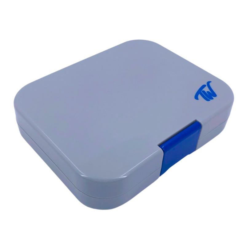 تايني وييل بينتو بوكس - صندوق غداء 4 أقسام - رمادي