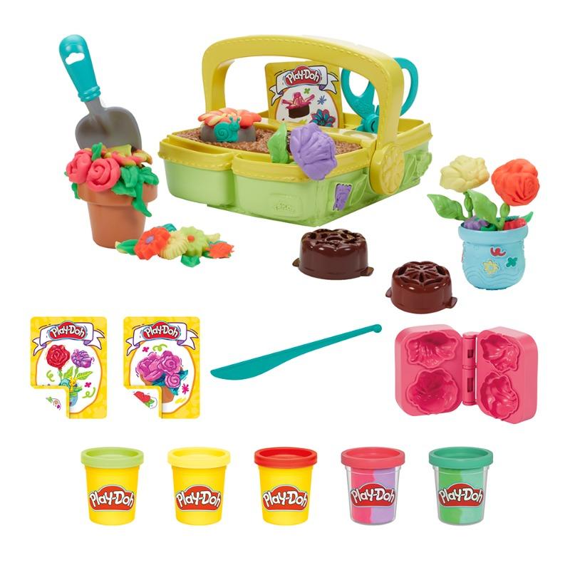 Play Doh Blooming Flower Garden Toy Clay Playset For Kids