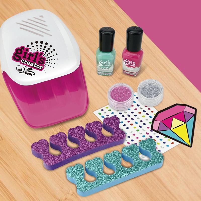 جيرلز كريتورز - مجموعة الأظافر جلام صالون