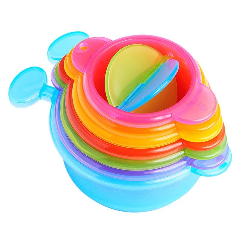 مانشكين أكواب اللعب للاستحمام يرقة لون أخضر