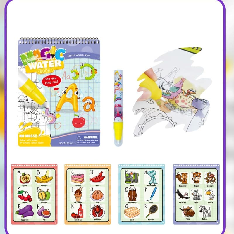 Magic Water Book - Letter World