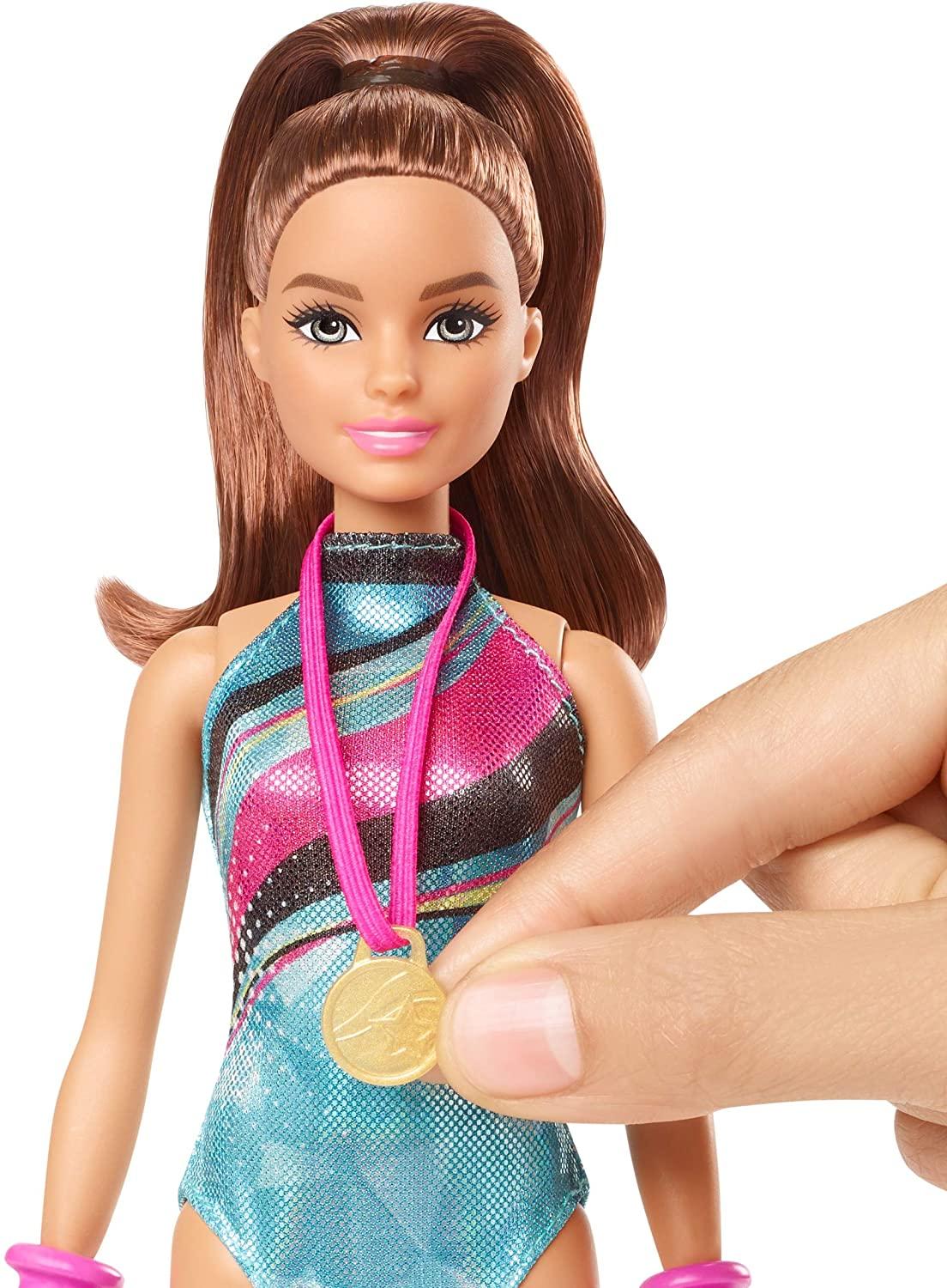 Barbie Dreamhouse Adventures Spin n Twirl Gymnast Doll