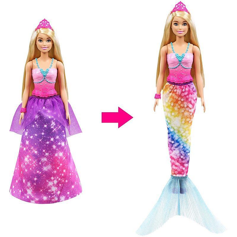 Barbie Dreamtopia Princess to Mermaid Fashion Transformation Doll