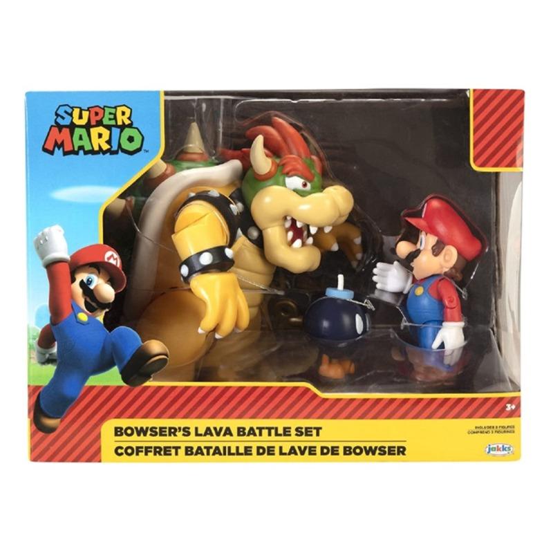 Nintendo Super Mario Bowser Vs Mario Diorama Set