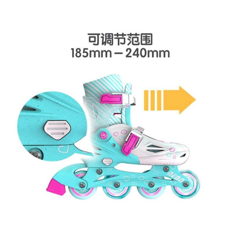 واي فلوشن - حذاء التزلج نيون كومبو لون أزرق مقاس 34-37