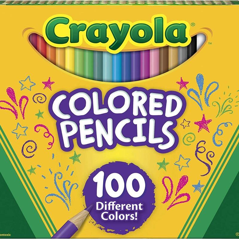 كرايولا - مجموعة ألوان خشبية 100 لون