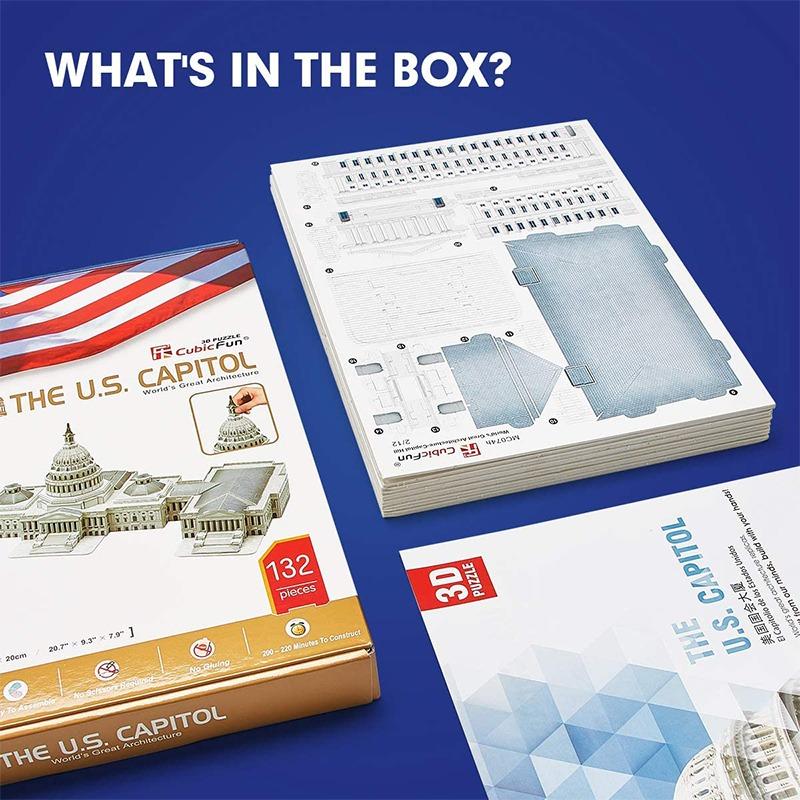 Cubic Fun 3D Puzzle The U.S. Capitol