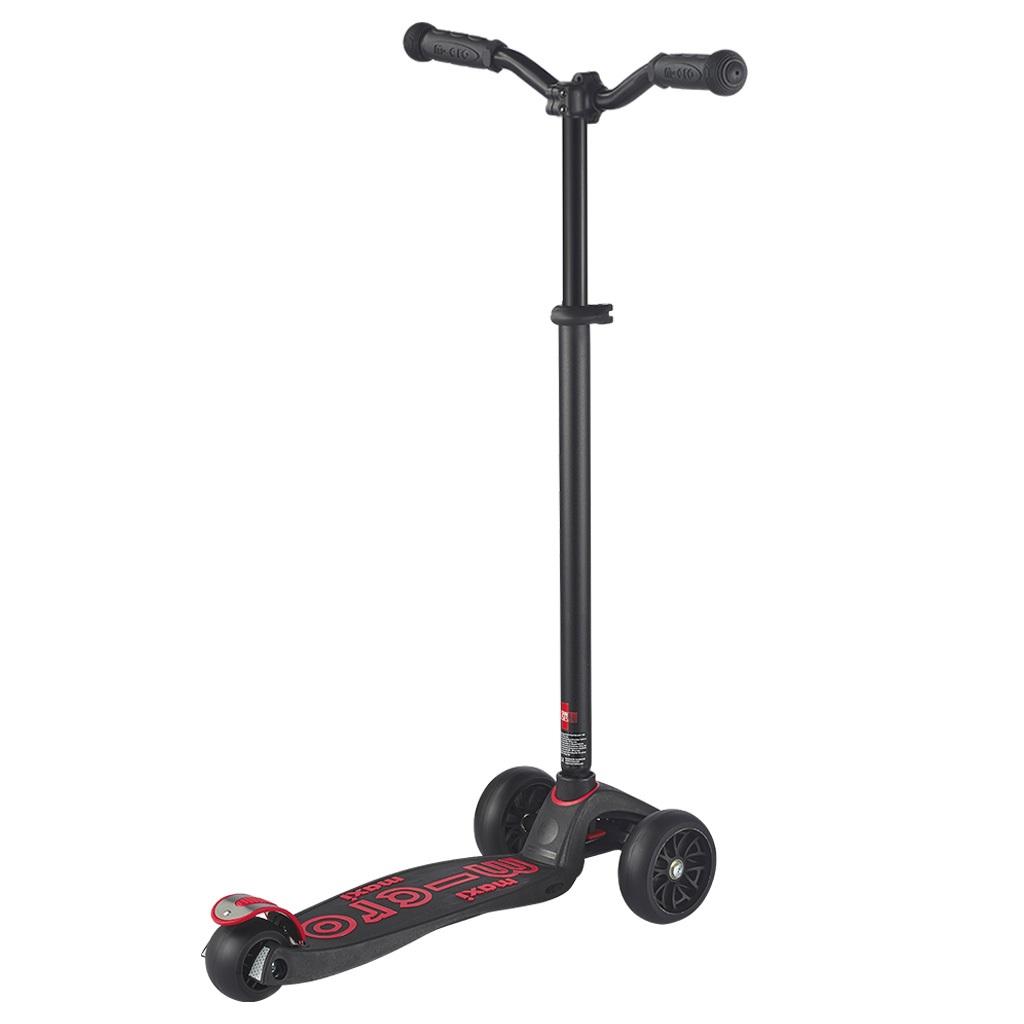 Micro Maxi Deluxe Pro Scooter - Black And Red