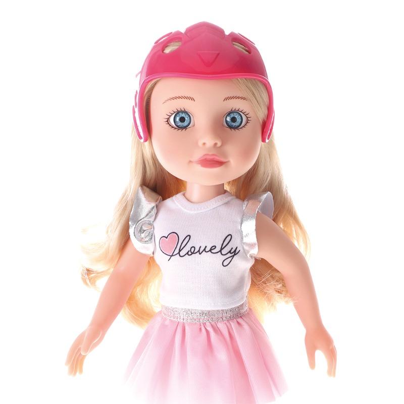 Sarah Creations Infrared Skateboarding Doll with Music 14-Inch