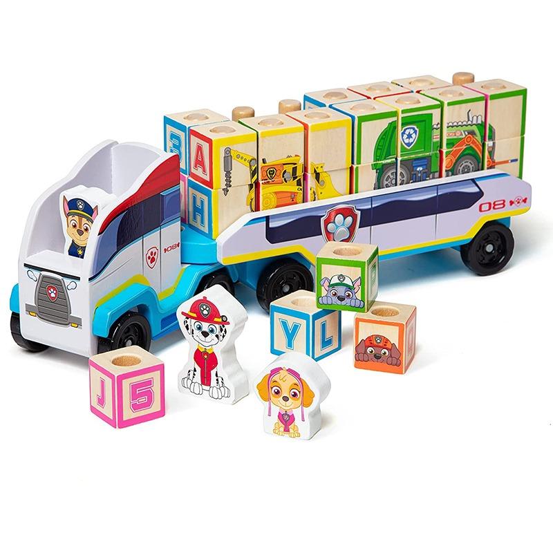 ميليسا آند دوج - شاحنة مكعبات خشبية باو باترول