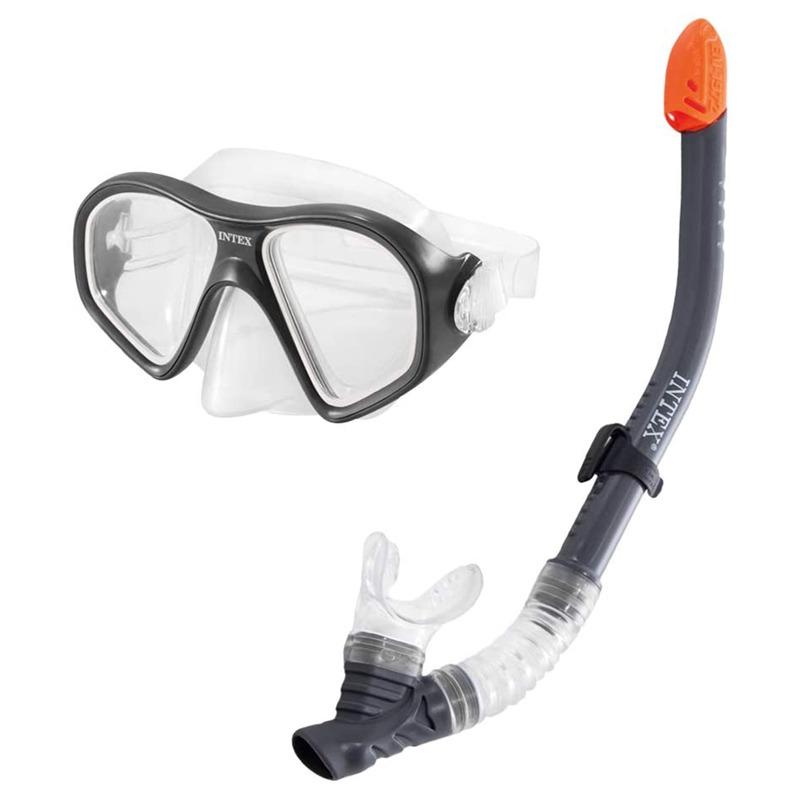 إنتكس - مجموعة أدوات السباحة ويف رايدر سبورت لون رمادي