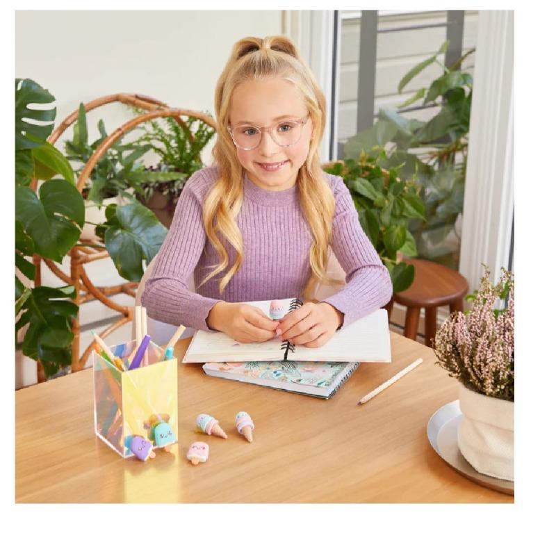 3 سي 4 جي - مجموعة ممحاة شكل آيس كريم