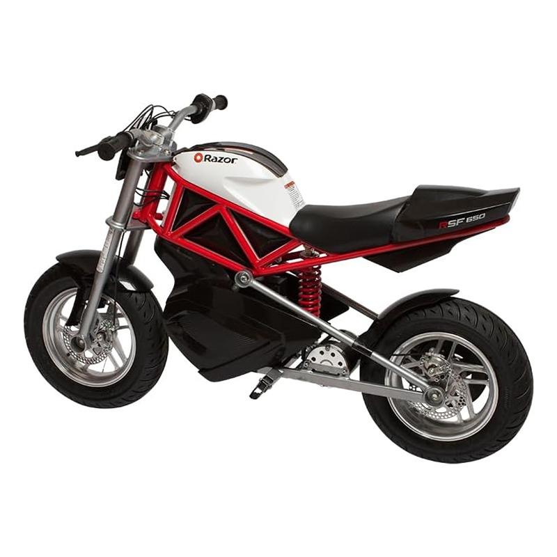 رازور - دراجة ار اس اف 650 الكهربائية لون أحمر وأسود