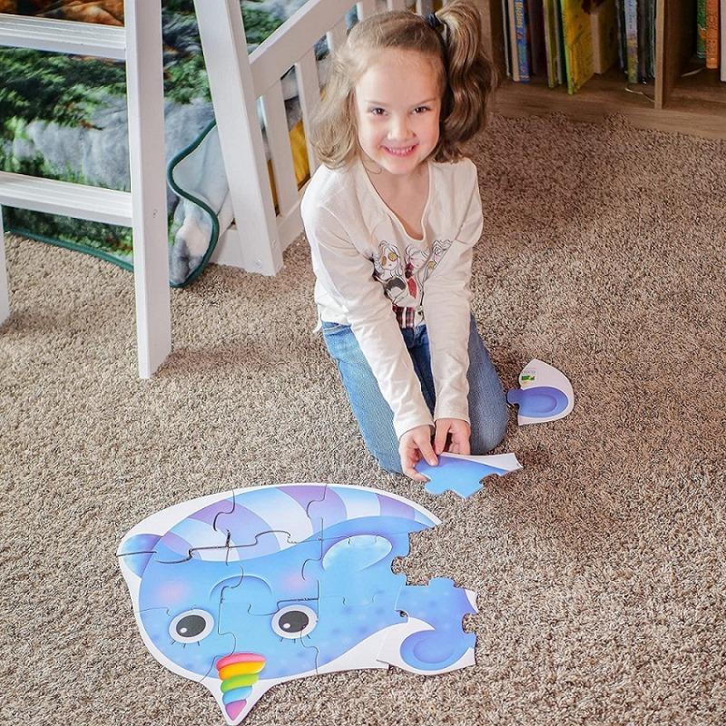 The Learning Journey My Big First Puzzle Nosy Narwhal - 12 Pcs