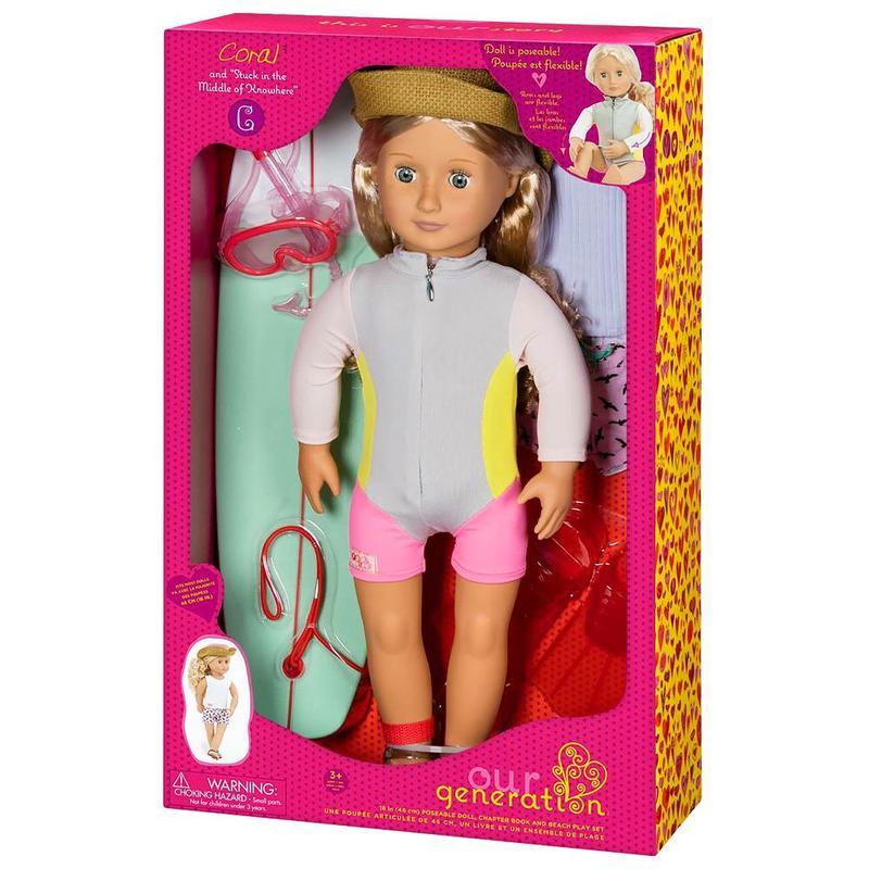 أور جينريشن - دمية كارول الفاخرة مع كتاب