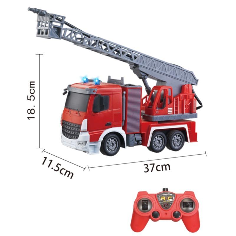 Fire Ladder Sprinkler Truck with Lights & Charger R/C