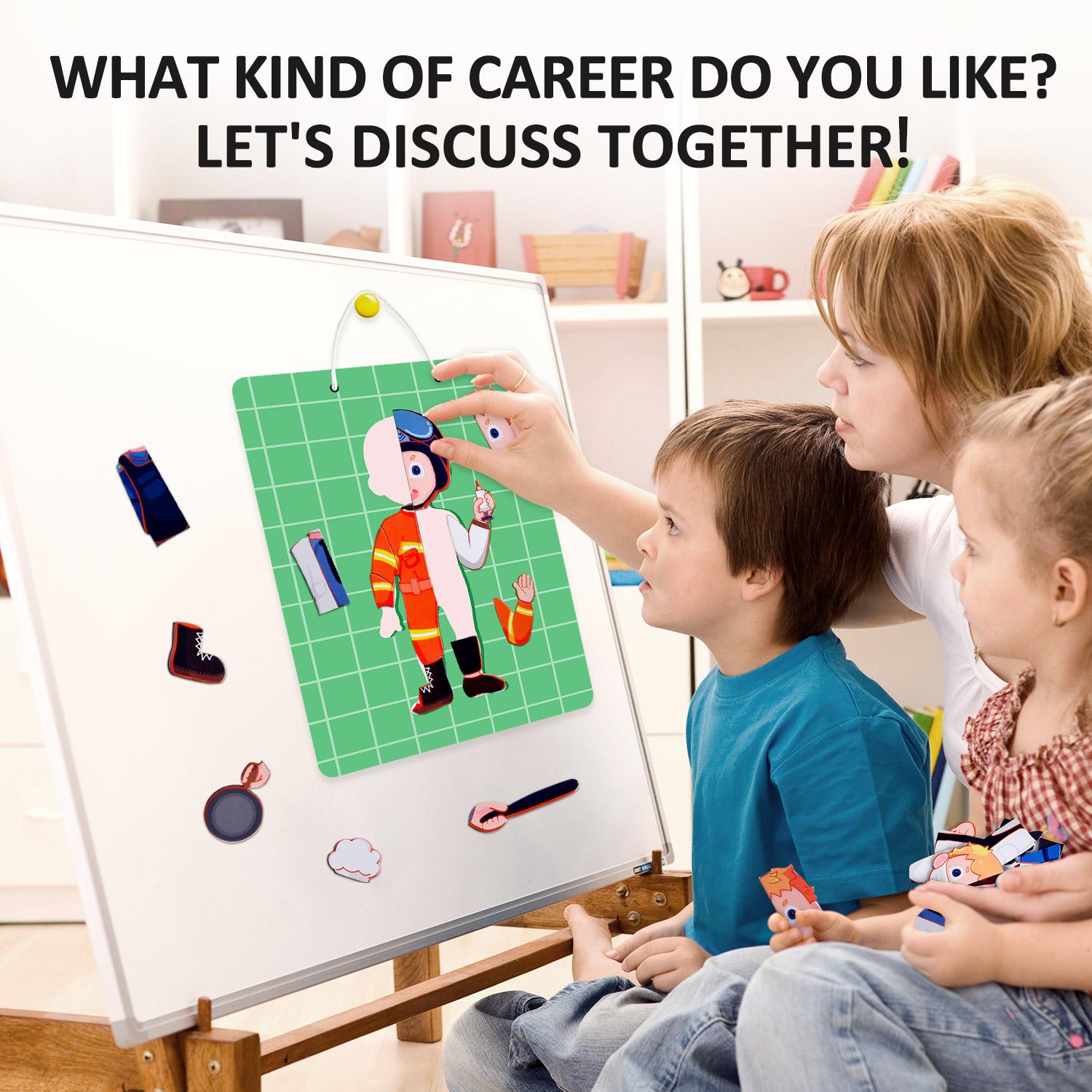 Magnetic Puzzle Game - Different Uniforms