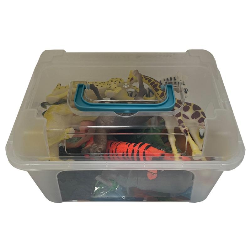 مجسمات حيوانات الغابة عدد 14 قطعة