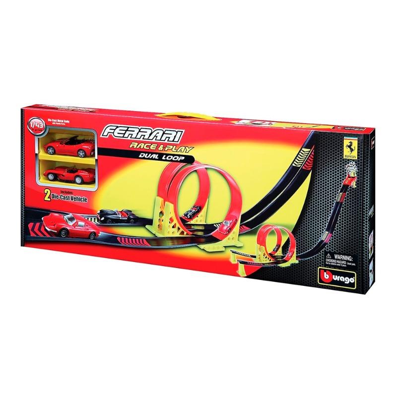 Bburago Ferrari Race And Play Dual Loop