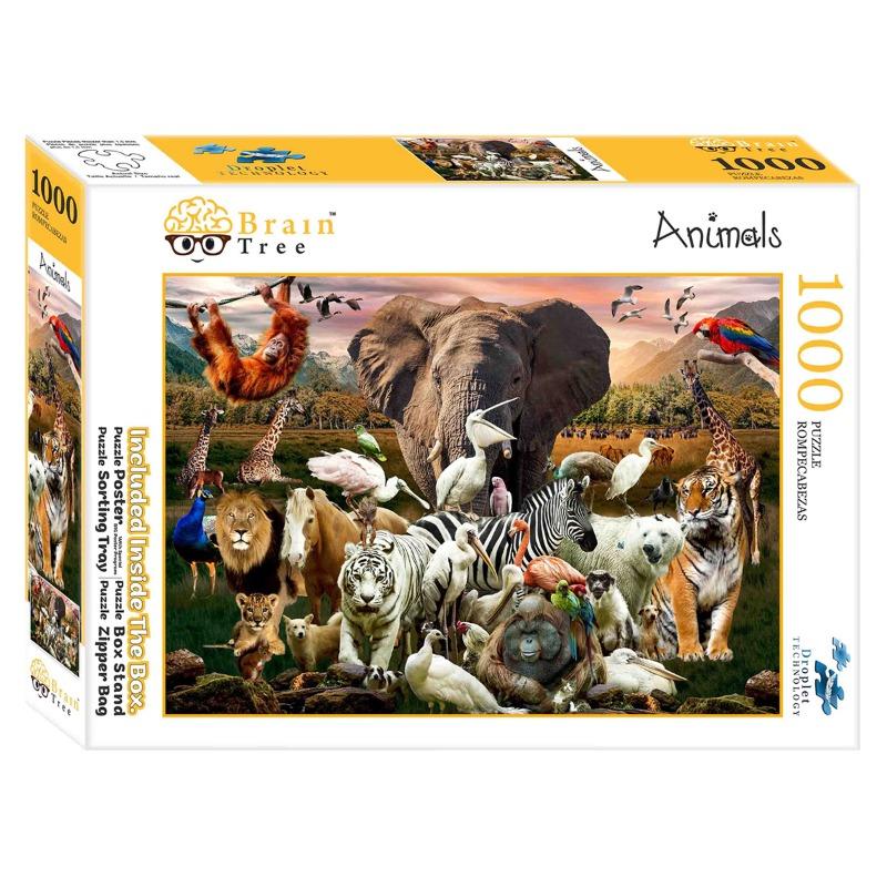 Brain Tree Animals Puzzle 1000 Pcs