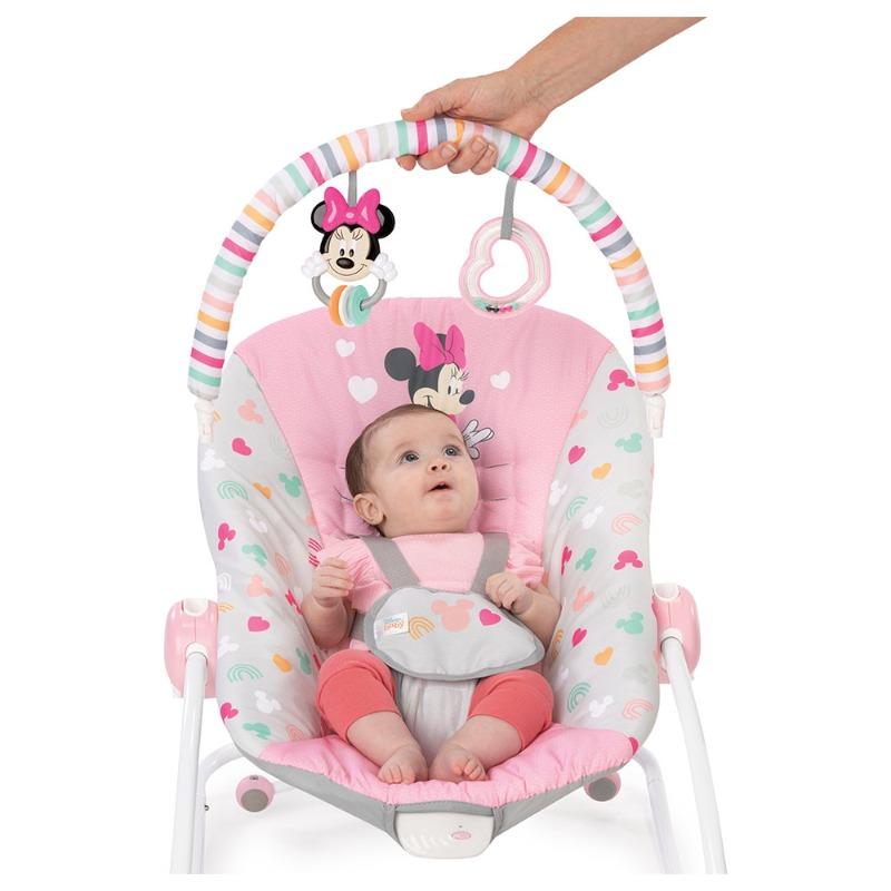 Bright Starts Minnie Mouse Forever Bestiet Infant To Toddler Rocker